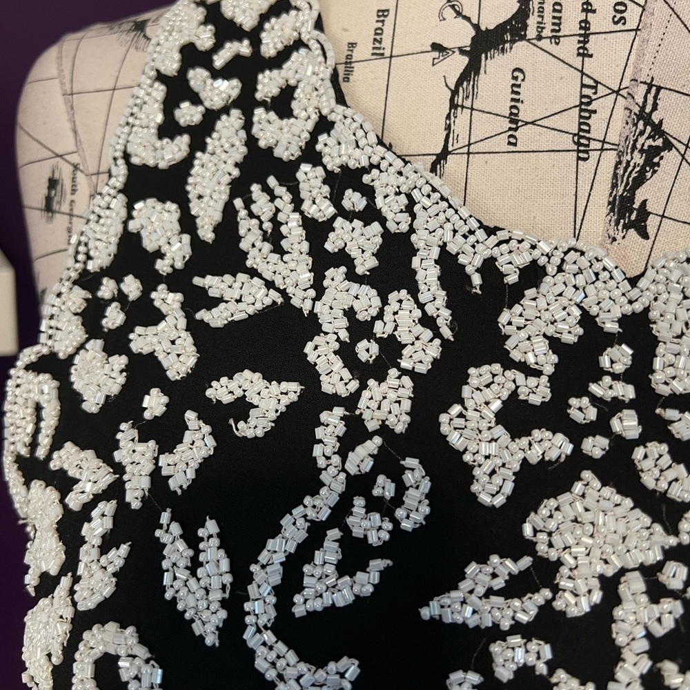 JKARA Sleeveless Gown with Beaded Top - Picture 5 of 13